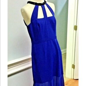BCBGMAXAZRIA Royal Blue Leonora Cocktail Dress